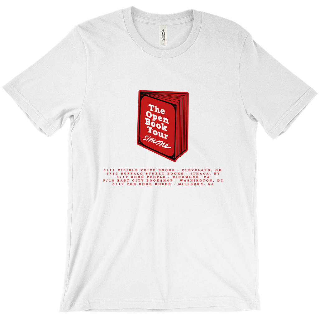 Open Book Tour Tee Exclusive Tee (White)