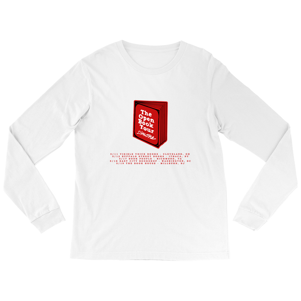 Open Book Tour - Exclusive Long Sleeve Tee (White)